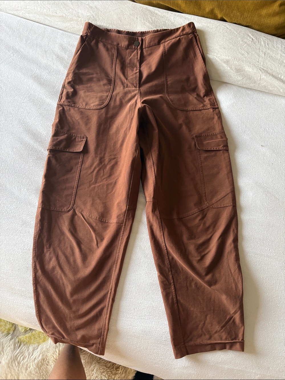 Lululemon Brown rust Cargo Utility women's cropped Pants 29